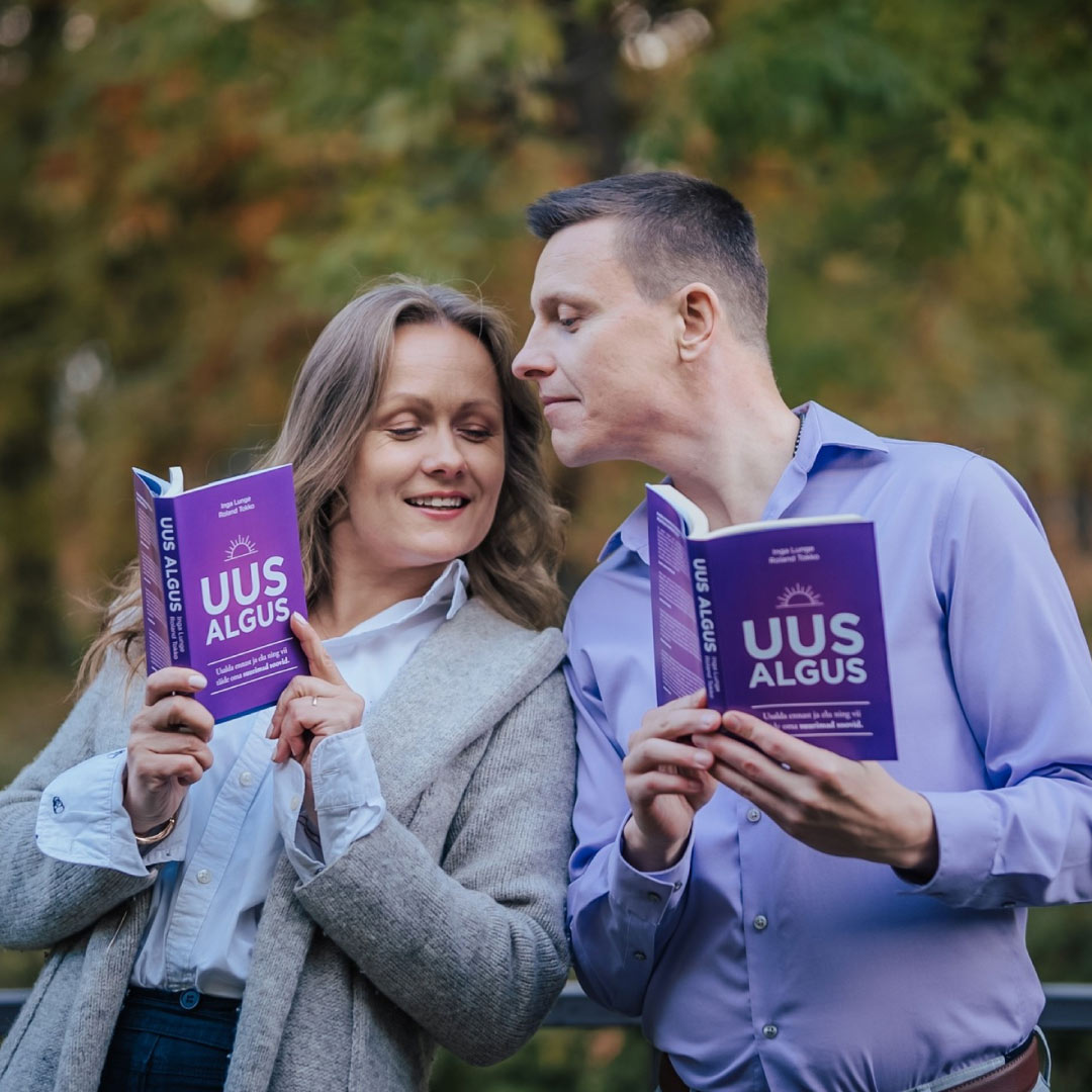 Raamatu "Uus algus" autorid Inga Lunge ja Roland Tokko